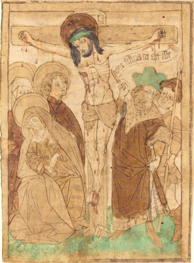 Krisztus a kereszten alkotó: German 15th Century