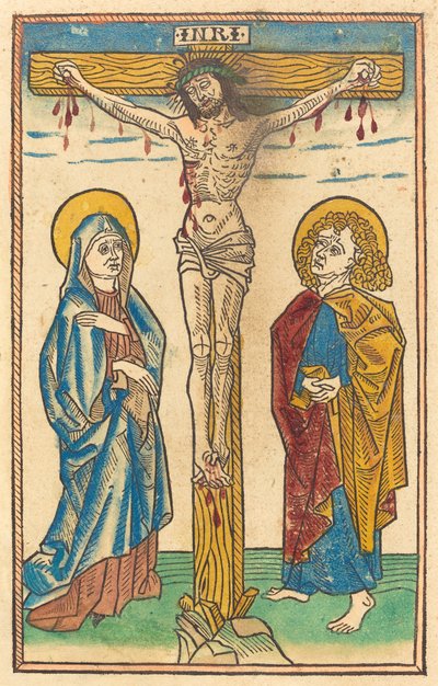 Krisztus a kereszten alkotó: German 15th Century