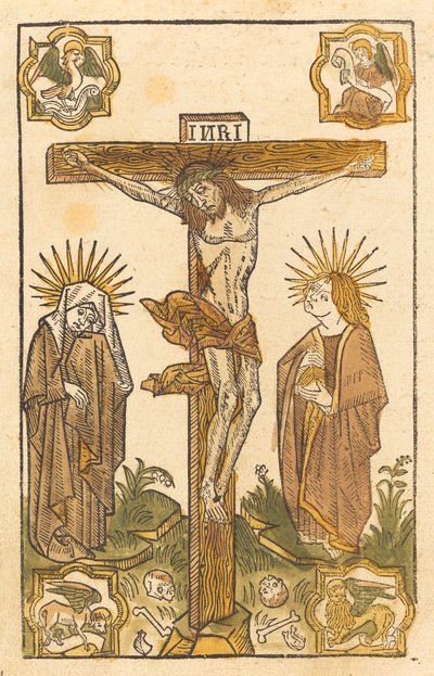 Krisztus a kereszten alkotó: German 15th Century
