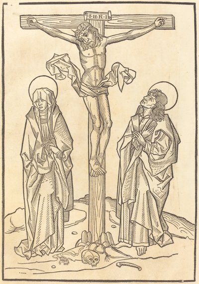 Krisztus a kereszten alkotó: German 15th Century