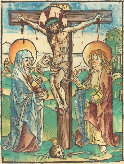 Krisztus a kereszten alkotó: German 15th Century
