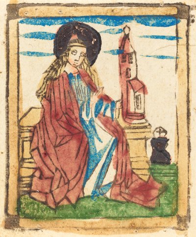 Szent Borbála alkotó: German 15th Century