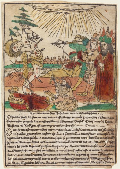 Szent Sebestyén alkotó: German 15th Century