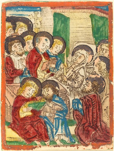 A Szűz halála alkotó: German 15th Century