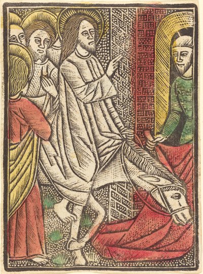 Belépés Jeruzsálembe alkotó: German 15th Century