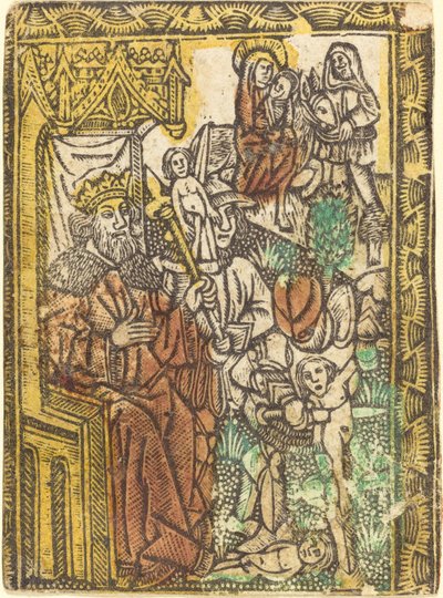 Az ártatlanok mészárlása alkotó: German 15th Century