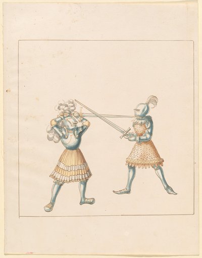 Freydal, Maximilianus I. császár tornáinak könyve: Gyalogharcok (Jousts) (III. kötet): 162. tábla alkotó: German 16th Century
