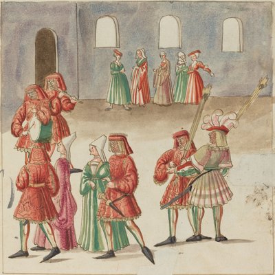 Álarcos mulatság alkotó: German 16th Century