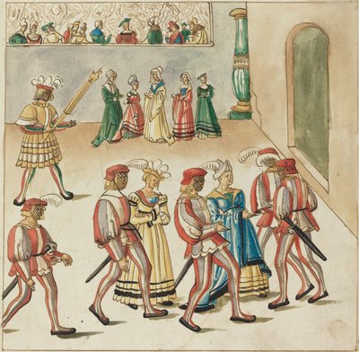 Álarcos mulatság alkotó: German 16th Century