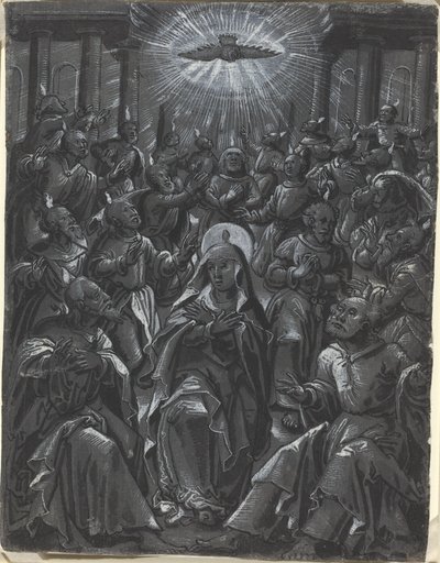 Pünkösd [recto] alkotó: German 16th Century