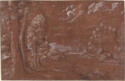 Folyói táj alkotó: German 16th Century