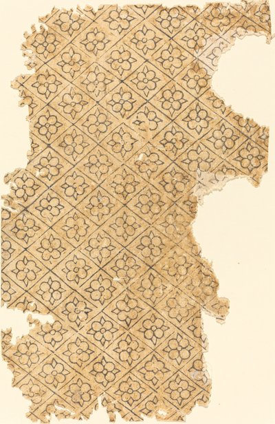 Virág- és gyémántmintás lap alkotó: German 16th Century