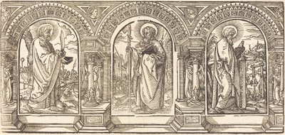 Krisztus és tanítványai I alkotó: German 16th Century after Martin Schongauer