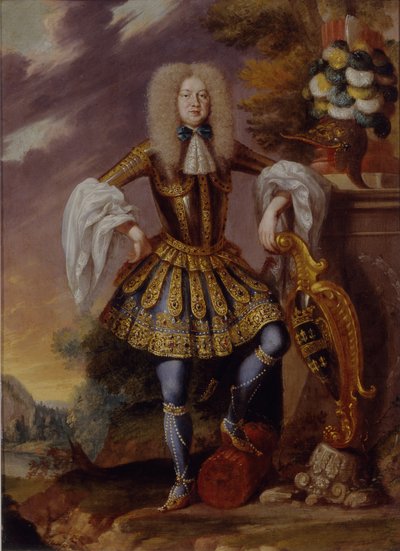 Férfi díszruhában, 18. század eleje. alkotó: German Master