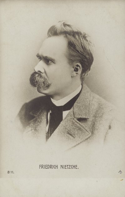 Friedrich Nietzche (1844-1900), német filozófus és író (fekete-fehér fotó) alkotó: German Photographer