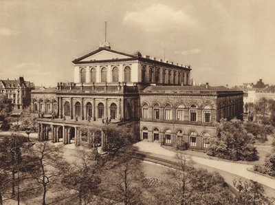 Állami Operaház, Hannover (fekete-fehér fotó) alkotó: German Photographer