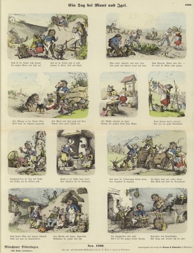 Egy nap egérrel és sündisznóval alkotó: German School