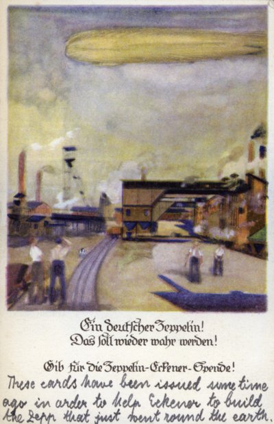 Német Zeppelin! (színes litó) alkotó: German School