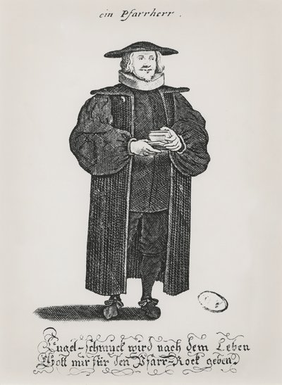 Protestáns lelkész a 17. század végén alkotó: German School