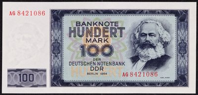 Egy százmárkás bankjegy, 1964 alkotó: German School