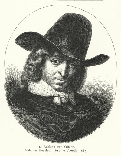 Adriaen van Ostade, a holland aranykor festője (metszet) alkotó: German School