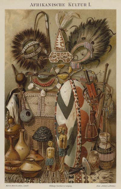 Afrikai kulturális tárgyak alkotó: German School