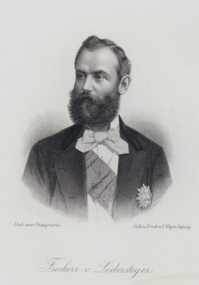 Alois Ledersteger, osztrák író (metszet) alkotó: German School