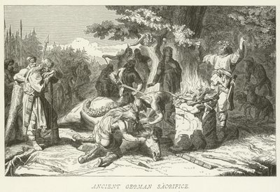 Ősi német áldozat alkotó: German School