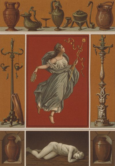 Régészeti leletek Pompeiből alkotó: German School