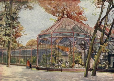 Madárház, Berlini Állatkert, Németország (színes litho) alkotó: German School
