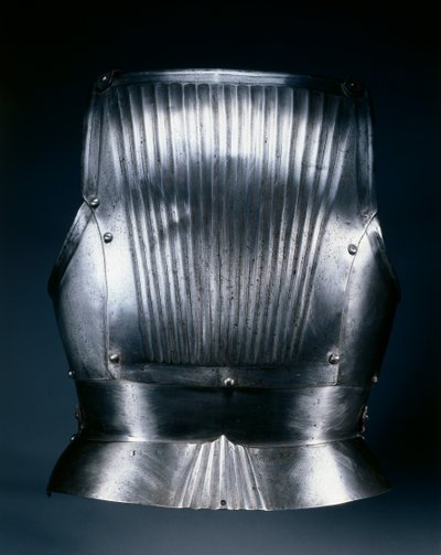 Maximilian stílusú hátlap, 1510-30 körül (acél sárgaréz szegecsekkel) alkotó: German School