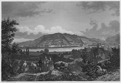 Bad Ems (metszet) alkotó: German School