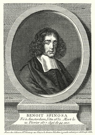 Baruch Spinoza, holland filozófus (metszet) alkotó: German School