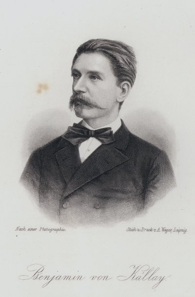 Kallay Beni, osztrák-magyar államférfi (metszet) alkotó: German School
