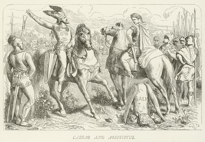 Caesar és Ariovistus alkotó: German School