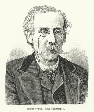 Camilo Castelo Branco portugál regény- és drámaíró (litho) alkotó: German School