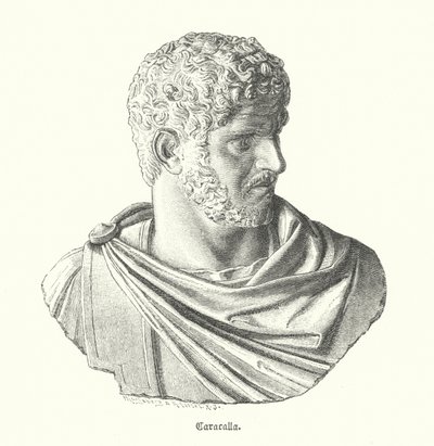 Caracalla, római császár (metszet) alkotó: German School