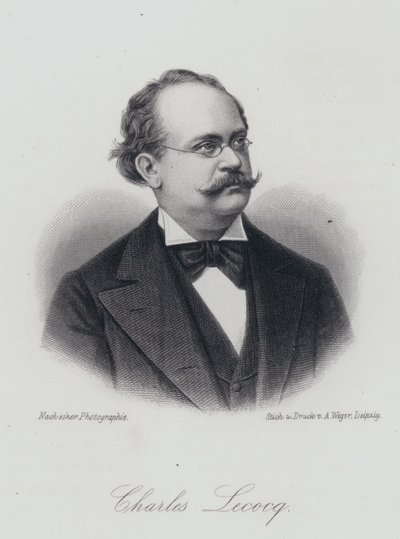 Charles Lecocq francia zeneszerző (metszet) alkotó: German School