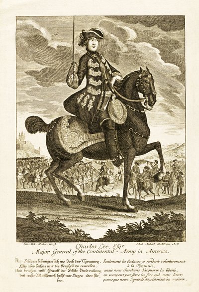 Charles Lee, Esq, a Kontinentális Hadsereg vezérőrnagya Amerikában alkotó: German School