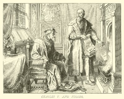 V. Károly és Fugger alkotó: German School