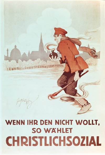 "Válasszuk a keresztényszocializmust" (litográfia) alkotó: German School