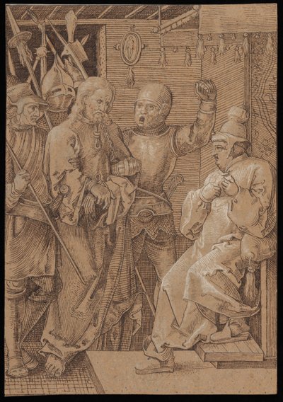 Krisztus Poncius Pilátus előtt alkotó: German School