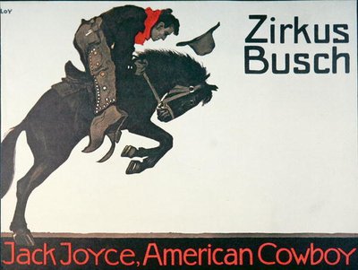 Jack Joyce cirkuszi plakátja alkotó: German School