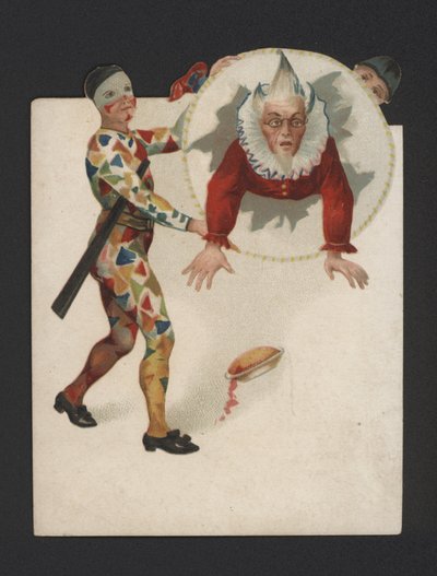 Bohócok (chromolitho) alkotó: German School