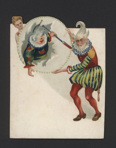 Bohócok (chromolitho) alkotó: German School