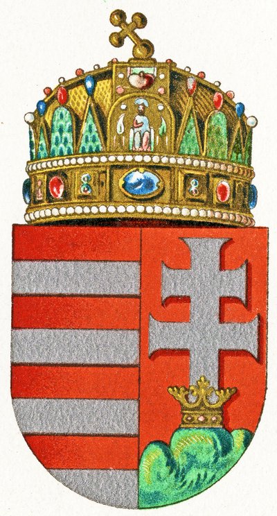 Magyarország címere, 1898 körül alkotó: German School
