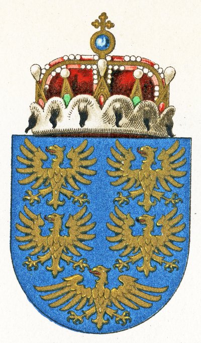 Alsó-Ausztria címere, 1898 körül alkotó: German School