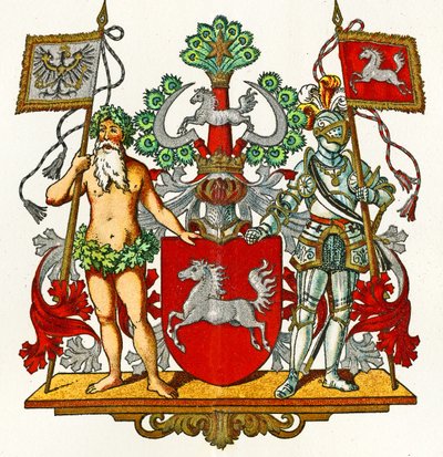 Hannover címere, 1898 körül alkotó: German School