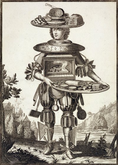 Jelmez cukrásznak, kocsmában. Gerard Valck (16512-1726) 1690 körül alkotó: German School