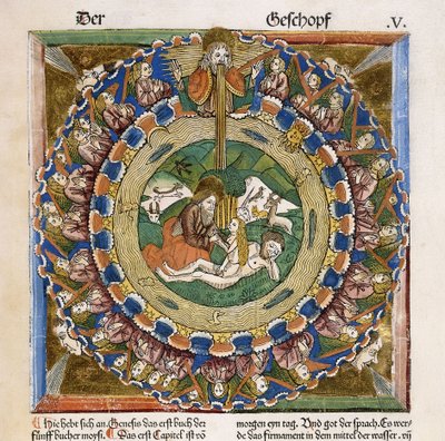 Éva teremtése, 1483 alkotó: German School